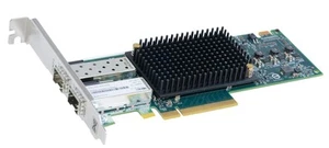 Manette FC Emulex Lenovo LPE32002 00YK539 32Gbit 2x HBA NVMe-FC High Profile - Photo 1/3