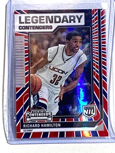 2025 Panini Legendary Contender Red White Blue Stripe #45 RICHARD HAMILTON UConn - Picture 1 of 2