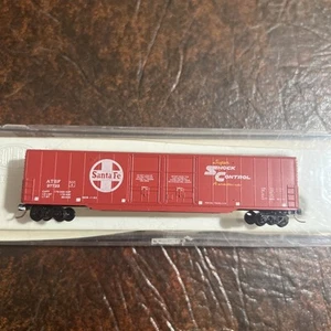 Vintage Con-Cor N Scale Santa Fe 60’ Double Doors Boxcar Rd#37733 - Picture 1 of 11