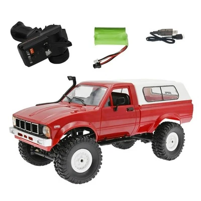 WPL C64-1 RC 4WD Climbing Car 1/16 2.4G Off Road Vehicle Pickup Truck Kids Toys - Image 1 of 4