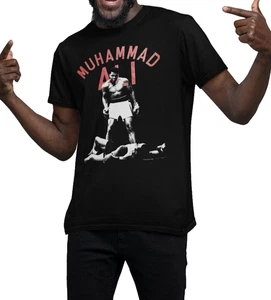 NWT Muhammad Ali Men's Black Thresh T-Shirt L 42-44 - Picture 1 of 4