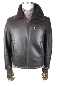 3455£ PRADA MILANO MAINLINE SHEARLING BOMBERJACKE MADE IN ITALY 36 46 SMALL - Bild 1 von 24