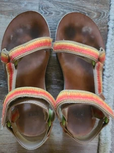 Teva Women's Original Universal Hiking Comfort Sandals Orange Yellow Size 7 - Picture 1 of 4