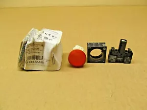 1 NIB SIEMENS 3SB3 244-6AA20 RED ILLUMINATED INDICATOR LIGHT - Picture 1 of 4