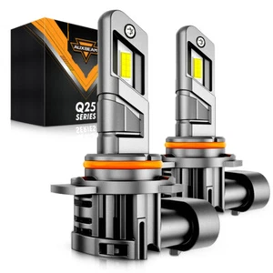 AUXBEAM Canbus 9012 HIR2 LED Headlight Bulbs 6000K Xenon White High Low Bright - Foto 1 di 23