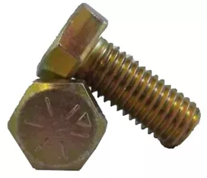 1/4 x 1/2 grado 8 tapa hexagonal chapada rosca USS 100 QTY - Hecho en EE. UU. - Imagen 1 de 1