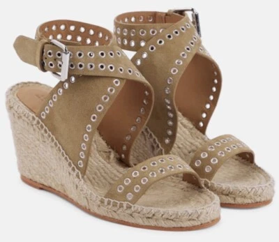 Alpargatas Isabel Marantz Iriane Taupe Cuero Gamuza Precio de venta sugerido por el fabricante 757 USD Talla EU 41 US 10 Foto 1 de 4