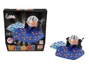 Bingo tombola automatica gabbia girevole gioco da tavolo di società 48 cartelle - Foto 1 di 3