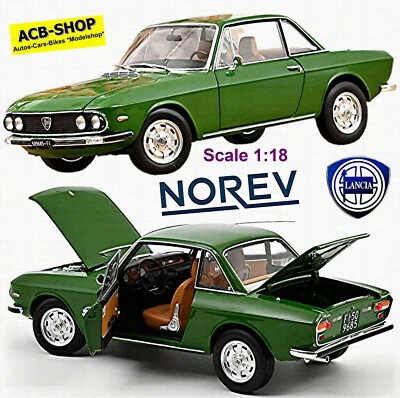 Lancia Fulvia 3 Coupè 1975 Dublin Verde 1:18 Norev 187983 - Immagine 1 di 4
