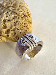 Ilias Lalaounis Sterling Silver 925 Greek Antiquity Theme Ring. US Size 6.75. - Picture 1 of 12