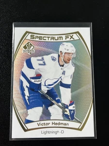 2021-22 SP Authentic Spectrum FX #S-19 Victor Hedman - Tampa Bay Lightning - Picture 1 of 2
