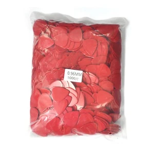 Wholesale 1000pcs Heavy 0.96mm Blank Guitar Picks Plectrum Celluloid Solid Red - Picture 1 of 4