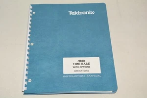 Original Tektronix 7B80 Time Base With Options Operator's Manual - Picture 1 of 2