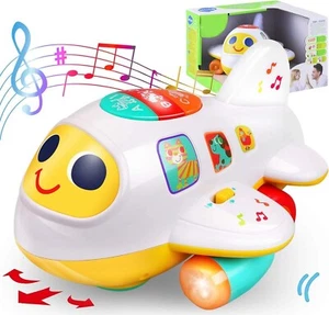 My First Airplane Toy for Toddlers and Babies, Early Educational Musical Plane - Picture 1 of 7