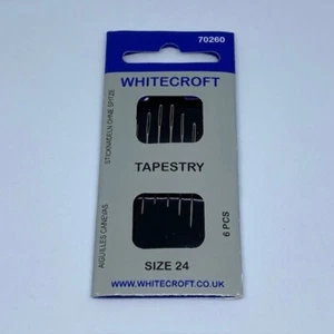 Whitecroft Tapestry Needles Size 24 Set of 6 - Picture 1 of 1