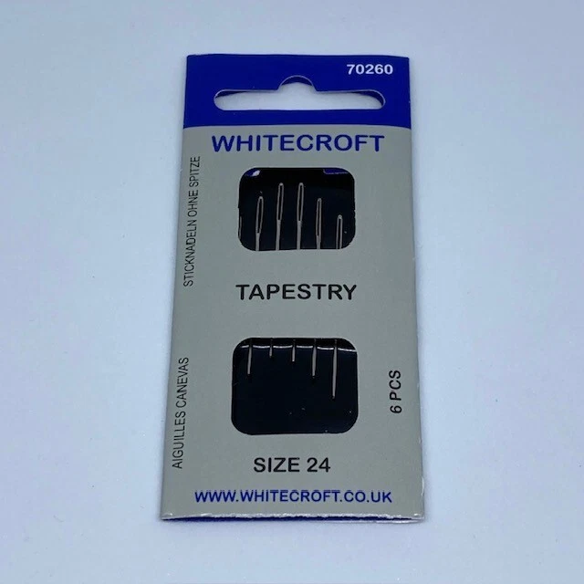 Whitecroft Tapestry Needles Size 24 Set of 6 - Image 1 of 1