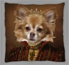 STEAMPUNK dressed Chihuahua  portrait  Cushion Cover fantasy royal