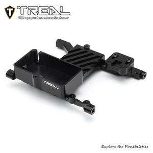 Treal Axial SCX6 Black 7075 Aluminum ESC Tray Servo Mount Bracket - Picture 1 of 1