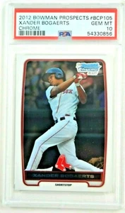 XANDER BOGAERTS 2012 Bowman Chrome Prospects #BCP105 GEM MINT PSA 10 - Picture 1 of 3