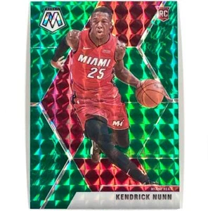 2019-20 Panini Mosaic #234 Kendrick Nunn RC Green Prizm rookie card Miami Heat - Picture 1 of 2