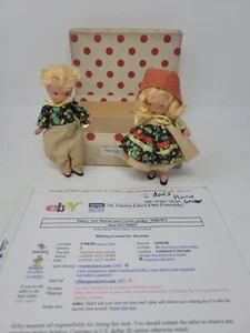 Nancy Ann Hansel And Grethel Pudgy w/ Box Very Rare - Picture 1 of 17