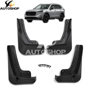 For 2023 Honda CR-V CRV Black Front&Rear Mud Flaps Splash Guards Fender Mudguard - Picture 1 of 7
