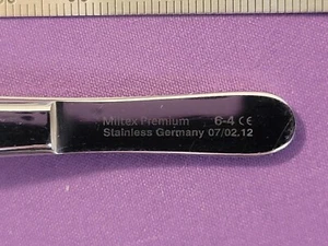 Miltex 6-24 Premium 4-5/8" Thumb Dressing Forcep (Quantity 2) (°33) - Picture 1 of 13