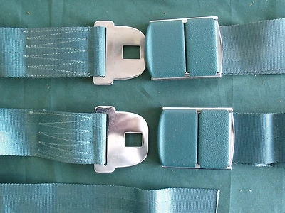 NOS 1966 1965 1964 Ford Seat Belts 7-Litre Mustang Galaxie FoMoCo Rotunda 66 Foto 1 de 4