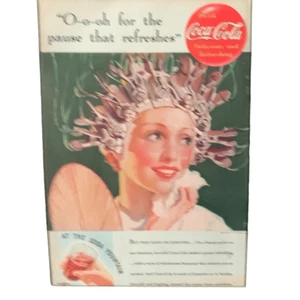 Vintage 1935 Coca-Cola Pause That Refreshes Ad Advertisement - Picture 1 of 4