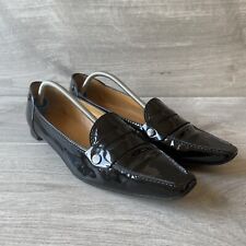 Tods Shoes Womens Black UK Size 6.5 (39.5) Patent Leather Loafer Pointed