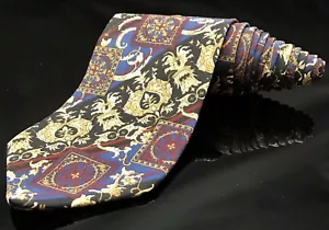 "Corbata The Metropolitan Museum of Art 100 % cuello de seda patrón floral 58"" x 4" - Imagen 1 de 5
