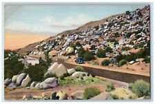 c1948 Scene Tijeras Canyon City Rocks East Albuquerque New Mexico NM Postcard