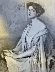 1908 Vintage Magazine Illustration Actress Ethel Barrymore - Picture 1 of 2