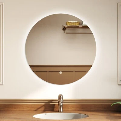 OCEAN Specchio da bagno|antiappannamento|dimmerabile|Funzione Memoria|LED - Immagine 1 di 4