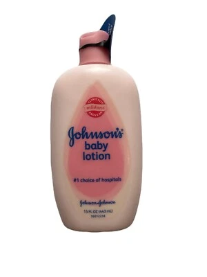 Original Formula Johnson's Baby Lotion Pink Bottle 15 oz Discontinued Sealed NEW - Image 1 of 3