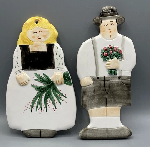 Courting Couple Ceramic Wall Plaques Les Artisans Sigma The Tastesetter Towle Co Cover