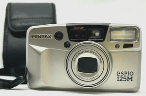 Pentax Espio 125M fotocamera punta e scatta pellicola 35 mm con cinturino morbido [N. come nuova] - Foto 1 di 22