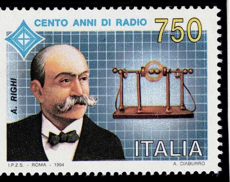 Italy 1994   MNH Sc 1964.  Centennial of the Radio - Image 1 of 1