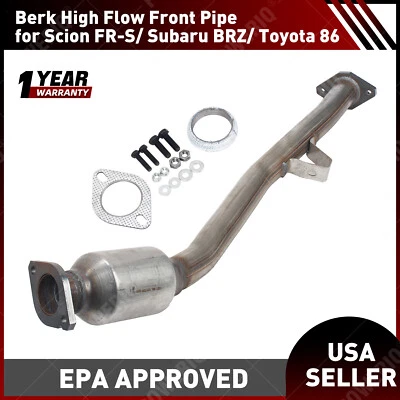 For Scion FR-S/ Subaru BRZ/ Toyota 86 High Flow Front Pipe US DELIVERY Foto 1 de 4