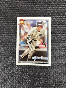 1991 Topps #100 Don Mattingly New York Yankees NM+ Beautiful Card. - Picture 1 of 2