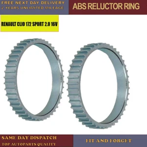 2X FRONT ABS RELUCTOR RING Fits RENAULT ESPACE MEGANE SCENIC 1.9 TDi 2.0 - Imagen 1 de 1