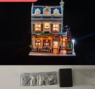 LED Light Set For 10243 Parisian Restaurant - Compatible with 10243 - Image 1 of 4