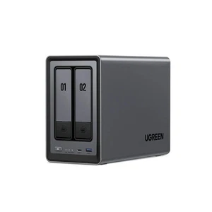 UGREEN NASync DXP2800 2-Bay NAS Custom HDDs 8‑76TB AI RAID Seagate WD N300 - Picture 1 of 16