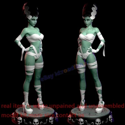 Bride of Frankenstein 1/8 1/6 1/3 1/2 Model Kit Unpainted Unassembled 3D Print - Image 1 of 4