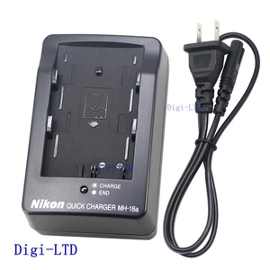Nikon MH-18A Caricabatteria per batteria EN-EL3e EN-EL3a D100 D200 D300 D50 D70 D80 D90 - Foto 1 di 6