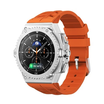 Funda con bisel de metal premium + correa AP Mod Kit para Samsung Galaxy Watch 8 46 mm 44 mm Foto 1 de 4
