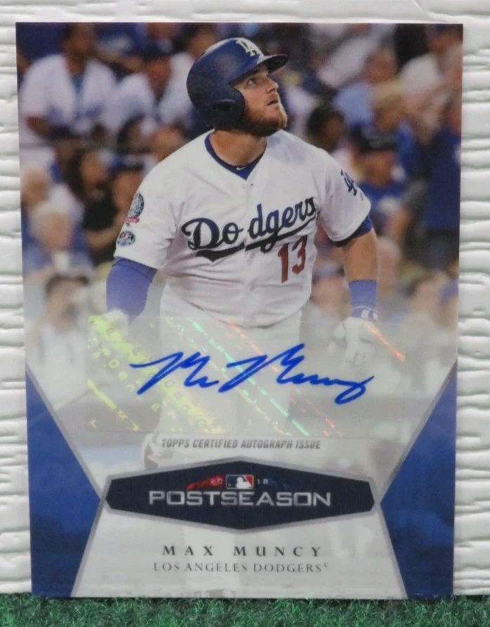 MAX MUNCY - 2018 Topps OnDemand Set #10 Postseason - #27-A - Auto - Dodgers - Image 1 of 4