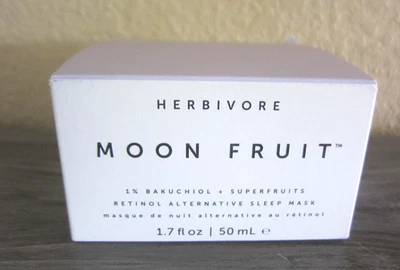 Herbivore Moon Fruit 1% Bakuchiol + Superfruits Sleep Mask 1.7 oz New in Box - Image 1 of 3