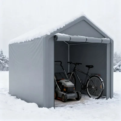 Zeltgarage Motorrad Fahrradzelt Lagerzelt Winterhühnerstall Geräteschuppen - Bild 1 von 4