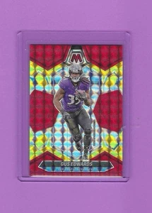 Mosaico Panini 2024 - Gus Edwards #121 Choice Fusion rojo y amarillo mosaico Prizm... - Imagen 1 de 2